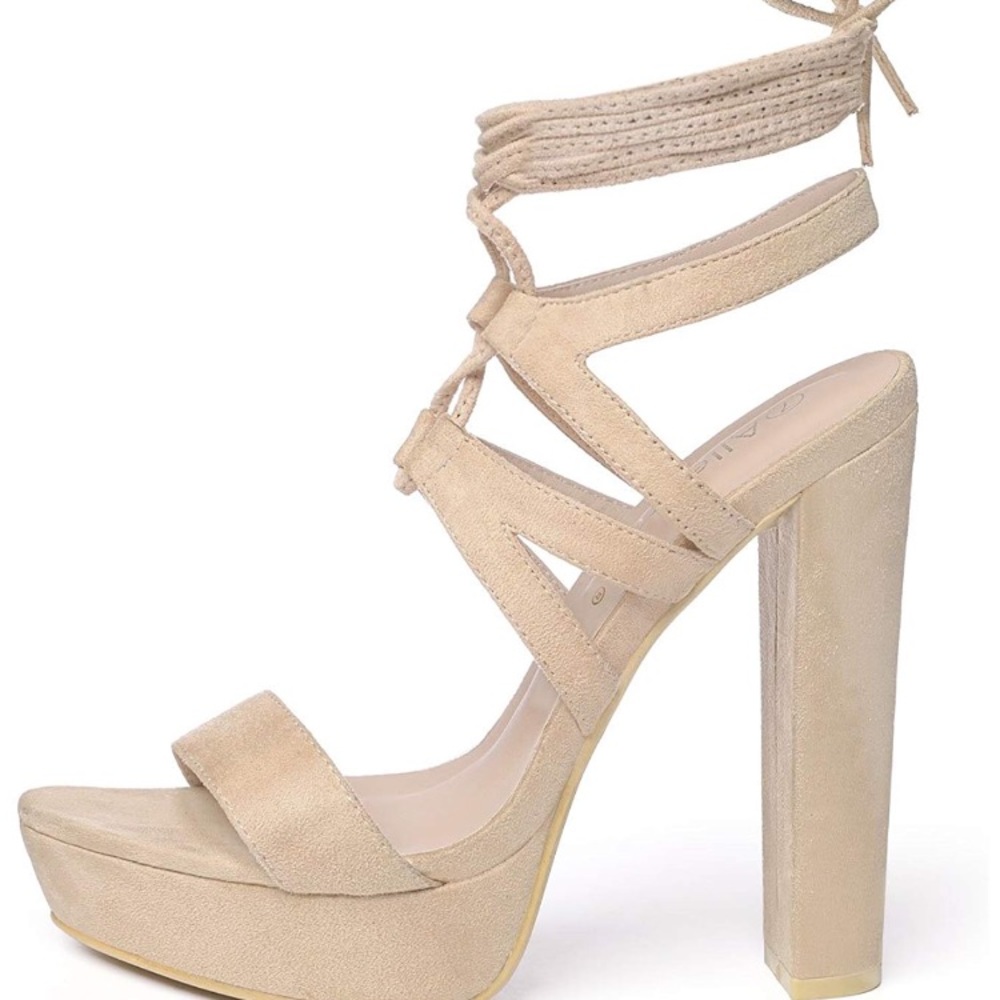 Lace up heels